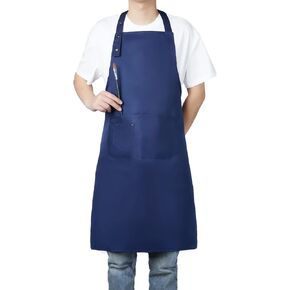 MORNITE Art Aprons for Painting Pottery Ceramics, Mens Women Kitchen Cooking Aprons Waterproof Green