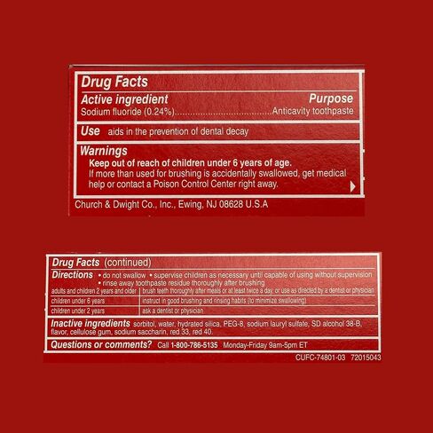 Cinnamon Toothpaste for Adults Bundle Includes 6 Close-Up Toothpaste 8 oz Tubes, Ultra Cinnamon Adult Flavored Toothpaste - 48 oz of Red Toothpaste Gel with 2 Minute Sand Timer by SuePerior Living in Saudi Arabia