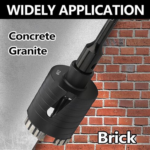 6 inch / 152mm Dry Core Drill Bit with SDS Plus Adapter for Concrete | for Dry/Wet Drilling Granite Marble Masonry Concrete Brick Stone and Block (152mm (6 inch)) in Saudi Arabia