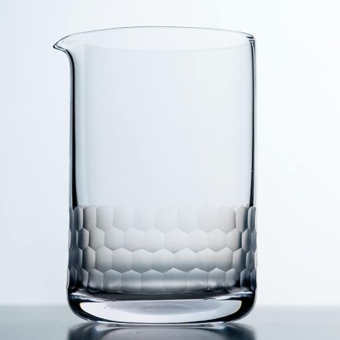 Cocktail Mixing Glass - Bar Mixer Pitcher for Stirred Drink - Seamless and Handcrafted of Crystal Glass, 550ml / 18-ounce in Saudi Arabia