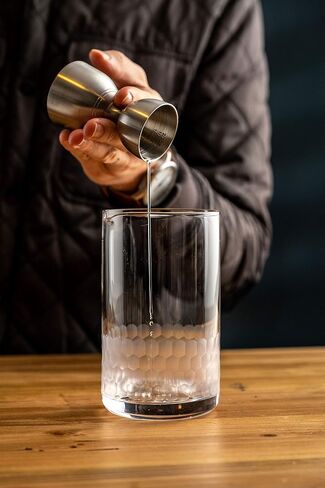 Cocktail Mixing Glass - Bar Mixer Pitcher for Stirred Drink - Seamless and Handcrafted of Crystal Glass, 550ml / 18-ounce in Saudi Arabia