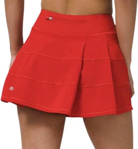 Lululemon Pace Rival MR Skirt (Dark Red Tall, Size 6) in Saudi Arabia