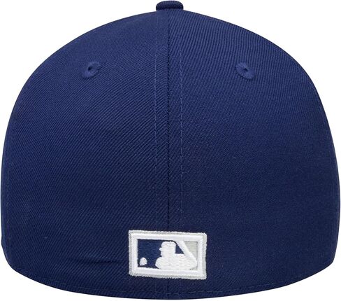 قبعة New Era MLB 59FIFTY Cooperstown Authentic Collection مناسبة للعب في الملعب (7 3/4، Los Angeles Dodgers Blue 1958 Cooperstown) in Saudi Arabia