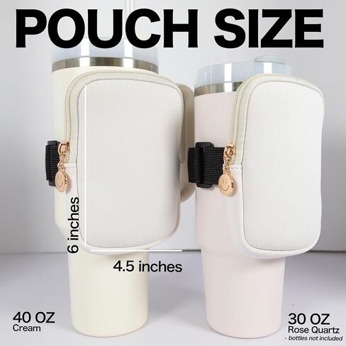 Phone Pocket Pouch For Stanley Quencher Carry-All Adventure 40oz & Stanley IceFlow 20oz & 30oz, Yeti Travel Mugs, Stanley Cup Accessories in Saudi Arabia