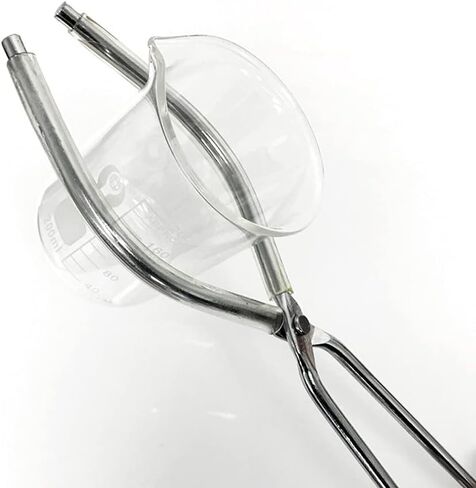 1PC Beaker Clip Steel Flask Beaker Clip Chemistry Clamp Laboratory Teaching Instrument Chemical Beaker Tongs Stainless Steel Lab Clip Tool in Saudi Arabia