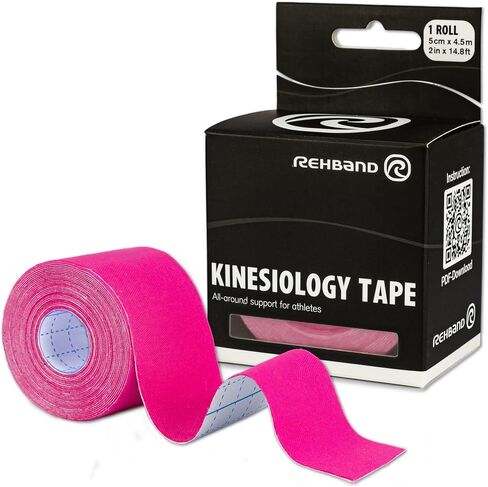Rehband Kinesiology Tape for self-application, physio sports tape for supporting joints & muscles, waterproof, skin-friendly, elastic in Saudi Arabia