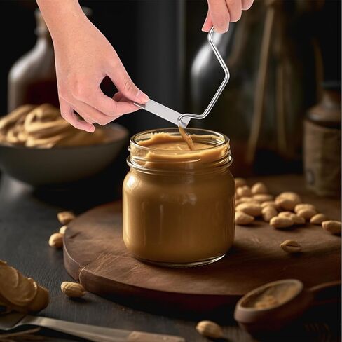 أداة تقليب زبدة الفول السوداني الجديدة من BUSOHA، خلاط زبدة الفول السوداني الطبيعي من الفولاذ المقاوم للصدأ، أداة تقليب زبدة الجوز لخلط مربى الزبدة المختلفة in Kuwait