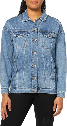 YMI Jeans Women's Oversized Denim Jacket in Saudi Arabia