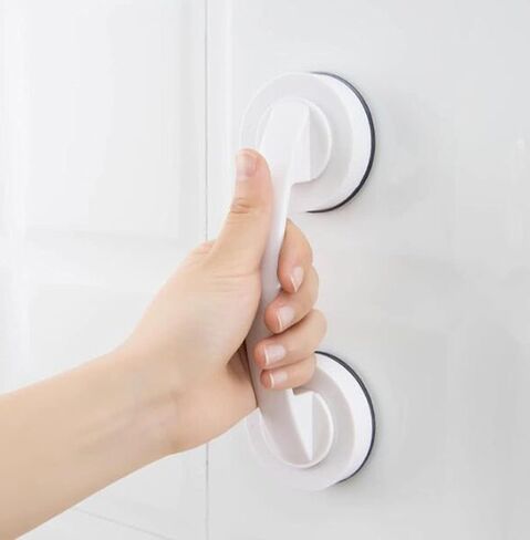 Large Sliding Glass Door Sticky Suction Cup Door Handle Seamless Sliding Door Suction Cup Travel Door Handle Set (White) in Saudi Arabia