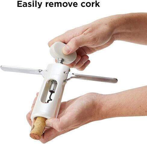 فتاحة زجاجات وفتاحة زجاجات على شكل جناح النبيذ الفاخر من أرنب، لؤلؤة 2.36 × 1.97 × 7.68 بوصة in Kuwait