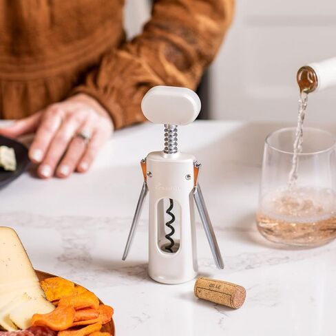 فتاحة زجاجات وفتاحة زجاجات على شكل جناح النبيذ الفاخر من أرنب، لؤلؤة 2.36 × 1.97 × 7.68 بوصة in Kuwait