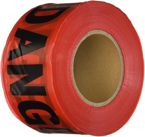 PT-200 Red Danger Barricade Tape, 3" X 1000' in Saudi Arabia