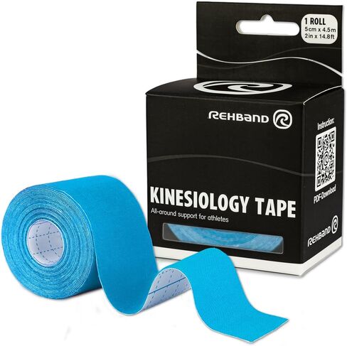 Rehband Kinesiology Tape for self-application, physio sports tape for supporting joints & muscles, waterproof, skin-friendly, elastic in Saudi Arabia