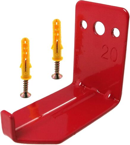 2pcs Fire Extinguisher Bracket up to 20 lbs Extinguishers, Red Fire Extinguisher Mount Wall Hook in Saudi Arabia