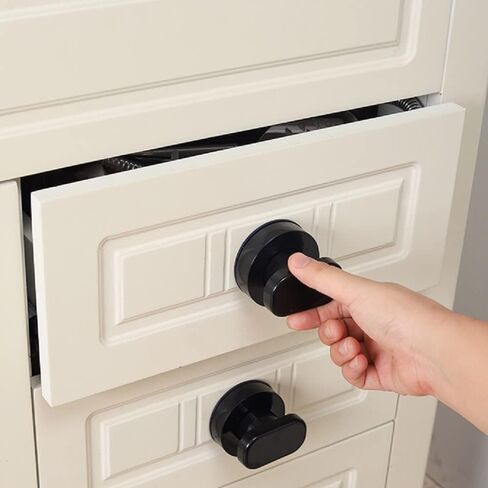Large Sliding Glass Door Sticky Suction Cup Door Handle Seamless Sliding Door Suction Cup Travel Door Handle Set (White) in Saudi Arabia