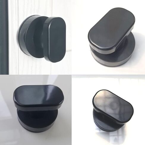 Large Sliding Glass Door Sticky Suction Cup Door Handle Seamless Sliding Door Suction Cup Travel Door Handle Set (White) in Saudi Arabia
