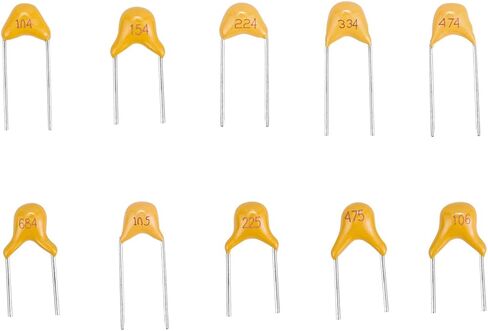 300 Pcs 10 Values 10 pF-100 nF Multilayer Monolithic Ceramic Capacitor Assortment Kit in Saudi Arabia