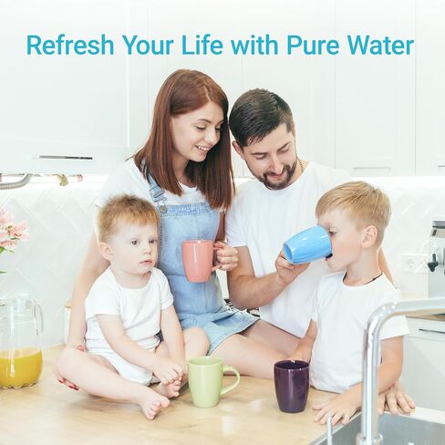 بديل AQUA CREST لفلتر مياه Aquasana® AQ-5300+R تحت الحوض، عمر فلتر 800 جالون، متوافق مع AQ-5300+.55، AQ-5300+.56، وAQ-5300+.62، 3 قطع in Kuwait