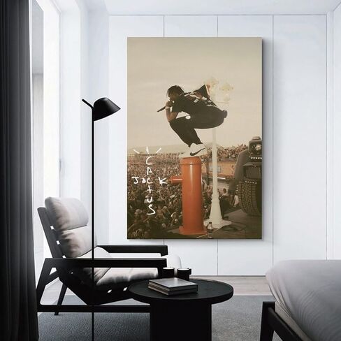 BAMKUCY Travis Scott Poster Vintage Music Style 12x18inch(30x45cm) in Saudi Arabia