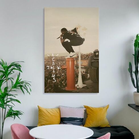BAMKUCY Travis Scott Poster Vintage Music Style 12x18inch(30x45cm) in Saudi Arabia