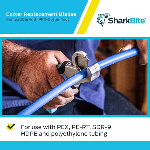 قاطع أنابيب SharkBite Pro PEX مع شفرة قابلة للاستبدال، PEX، PE-RT، HDPE، أنابيب البولي إيثيلين، 25880 in Saudi Arabia