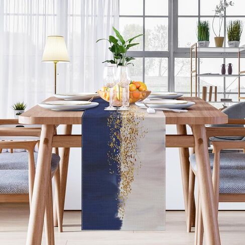 Emvency Spring Floral Table Runner, Seasonal Summer Wild Flower Table Runners for Kitchen Coffee Table Family Dinners Holiday Parties Wedding Events Decor(13x72 inch) in Saudi Arabia