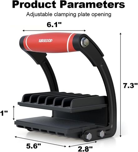 Plywood and Panel Carrier, Drywall Carrying and Plywood Lifting Tool for Woodworking, Single Hand Clamp Lifter and Wall Board Handle Gripper for Drywall, Sheet Metal,etc in Kuwait