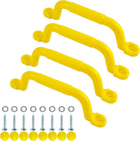 KINSPORY 10.6'' Climbing Handles, 4pc Playground Safety Handles Set, Kids Hand Grips for Swing Set, Climbing Frame, Play House, Climbing Frame in Saudi Arabia