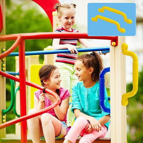 KINSPORY 10.6'' Climbing Handles, 4pc Playground Safety Handles Set, Kids Hand Grips for Swing Set, Climbing Frame, Play House, Climbing Frame in Saudi Arabia