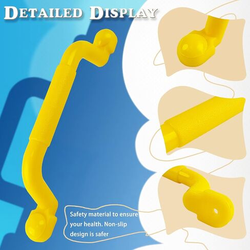KINSPORY 10.6'' Climbing Handles, 4pc Playground Safety Handles Set, Kids Hand Grips for Swing Set, Climbing Frame, Play House, Climbing Frame in Saudi Arabia