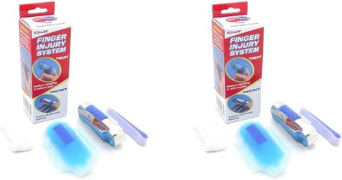 Finger Treatment Kit | Pain Relief and Recovery | Hot and Cold | Includes Finger Split and Gel Pack , Various , 4 Piece Set in Saudi Arabia