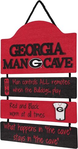 foco NCAA Team Logo Mancave Man Cave Hanging Wall Sign in Saudi Arabia