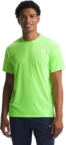 THE NORTH FACE Men's Short Sleeve Wander Tee, Safety Green, Small in Saudi Arabia