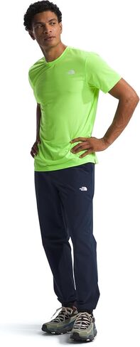 THE NORTH FACE Men's Short Sleeve Wander Tee, Safety Green, Small in Saudi Arabia