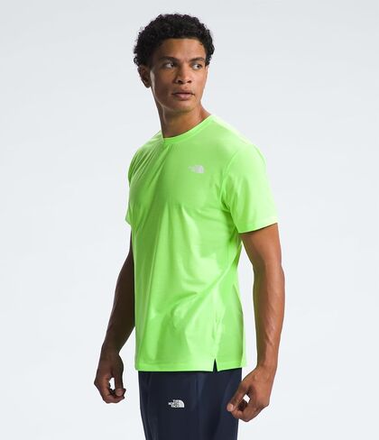 THE NORTH FACE Men's Short Sleeve Wander Tee, Safety Green, Small in Saudi Arabia