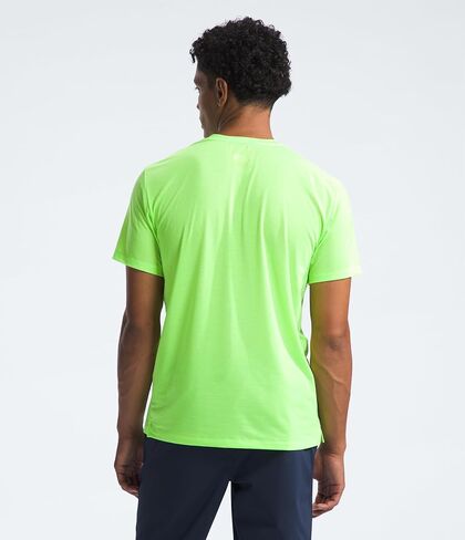 THE NORTH FACE Men's Short Sleeve Wander Tee, Safety Green, Small in Saudi Arabia