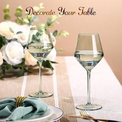 Brown Wine Glasses Set 6-16oz Long Stem-African American Wine Glasses - Hand Blown Amber Stemware for Wedding,Birthday Party in Saudi Arabia