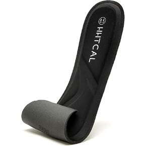 HHTCAL Thin Memory Foam Insoles for Women Flats Work Boots Fashion Sneakers High Heels Replacement Anti Fatigue Shock Absorbing Cushion Comfort Shoes Inserts Black US Size 6