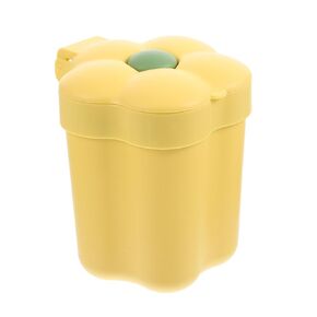 Cabilock Table Garbage Bucket Flower Shaped Trash Can Small Waste Bin Office Wastebasket Car Trash Bin