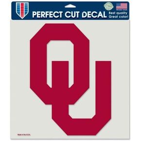 Oklahoma Sooners 8x8 Die Cut Full Color Decal Made in the USA 8x8