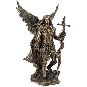 14" Saint Archangel Gabriel Statue Sculpture Santo Angel
