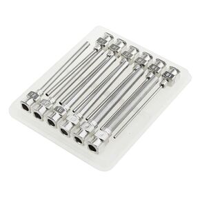 12-Piece Set of Stainless Steel Precision Dispensing Needle Syringe Dispensing Blunt Tip Suitable for Industry