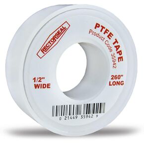 Rectorseal 35942 1/2 by 260 Ptfe Tape