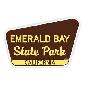 Emerald Bay State Park Decal 3.75" California CA Lake Tahoe Indoor Or Outdoor Vinyl Made In America