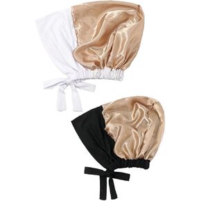 ® 2Pack Girls Women Under Scarf Hat Hijab Cap Islamic Muslim Under Scarf Turban Beanie Cap