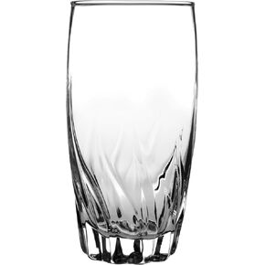 Anchor Hocking 16 Ounce Central Park Drinking Glasses (4-piece, clear, dishwasher safe)