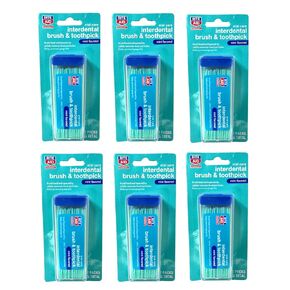 Rite Aid Mint Flavored Picks Interdental Toothpicks | 120-Picks per pack | (6-Pack)