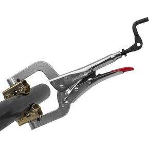 Strong Hand Tools - STRONG - PG114V Strong hand Tools PG114V Pipe Pliers with Large V-Pads, 11-Inch