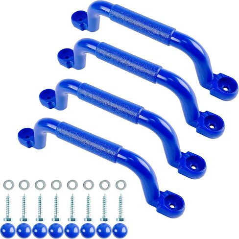 KINSPORY 10.6'' Climbing Handles, 4pc Playground Safety Handles Set, Kids Hand Grips for Swing Set, Climbing Frame, Play House, Climbing Frame in Saudi Arabia