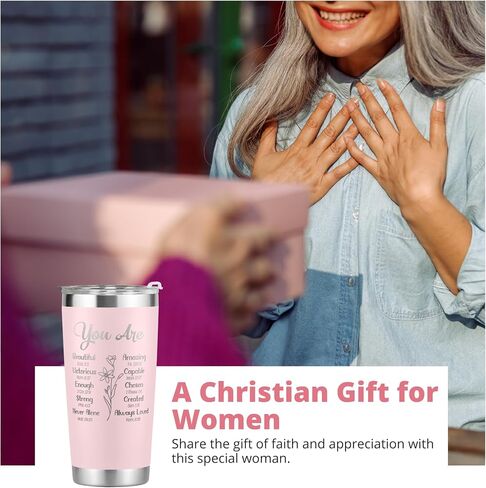 Christian Gifts for Women - Religious Gifts for Women, Inspirational Gifts - Birthday Gifts for Women - Gifts for Women, Ladies Gifts - Spiritual Gifts for Women - Jesus Gifts - 16 Oz Can Glass in Saudi Arabia